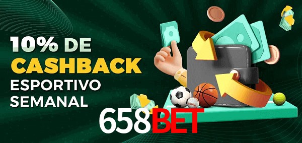 10% de bônus de cashback na 658Bet